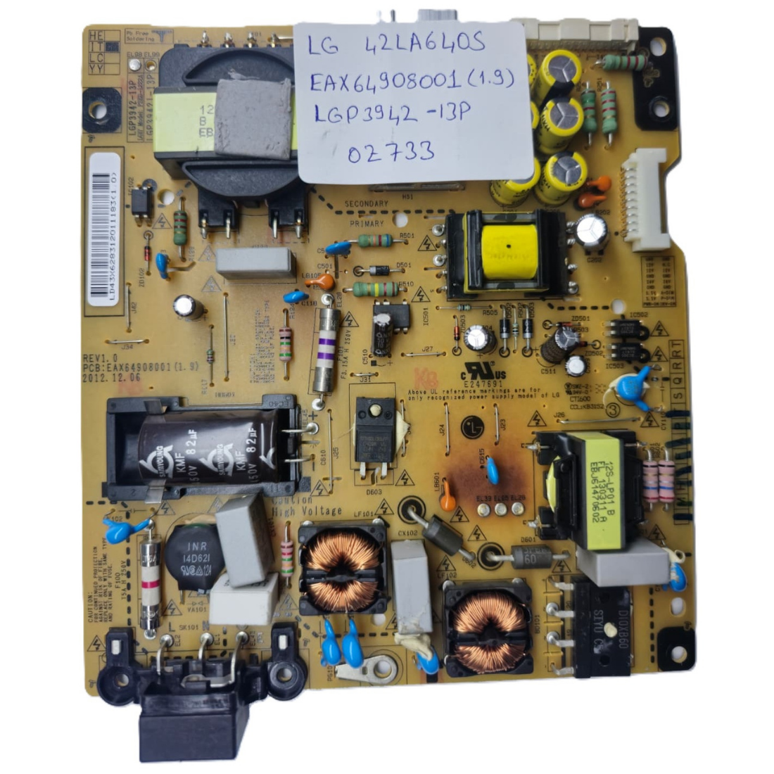 EAX64908001 (1.9) , LGP3942-13P , LG 42LA640S BESLEME