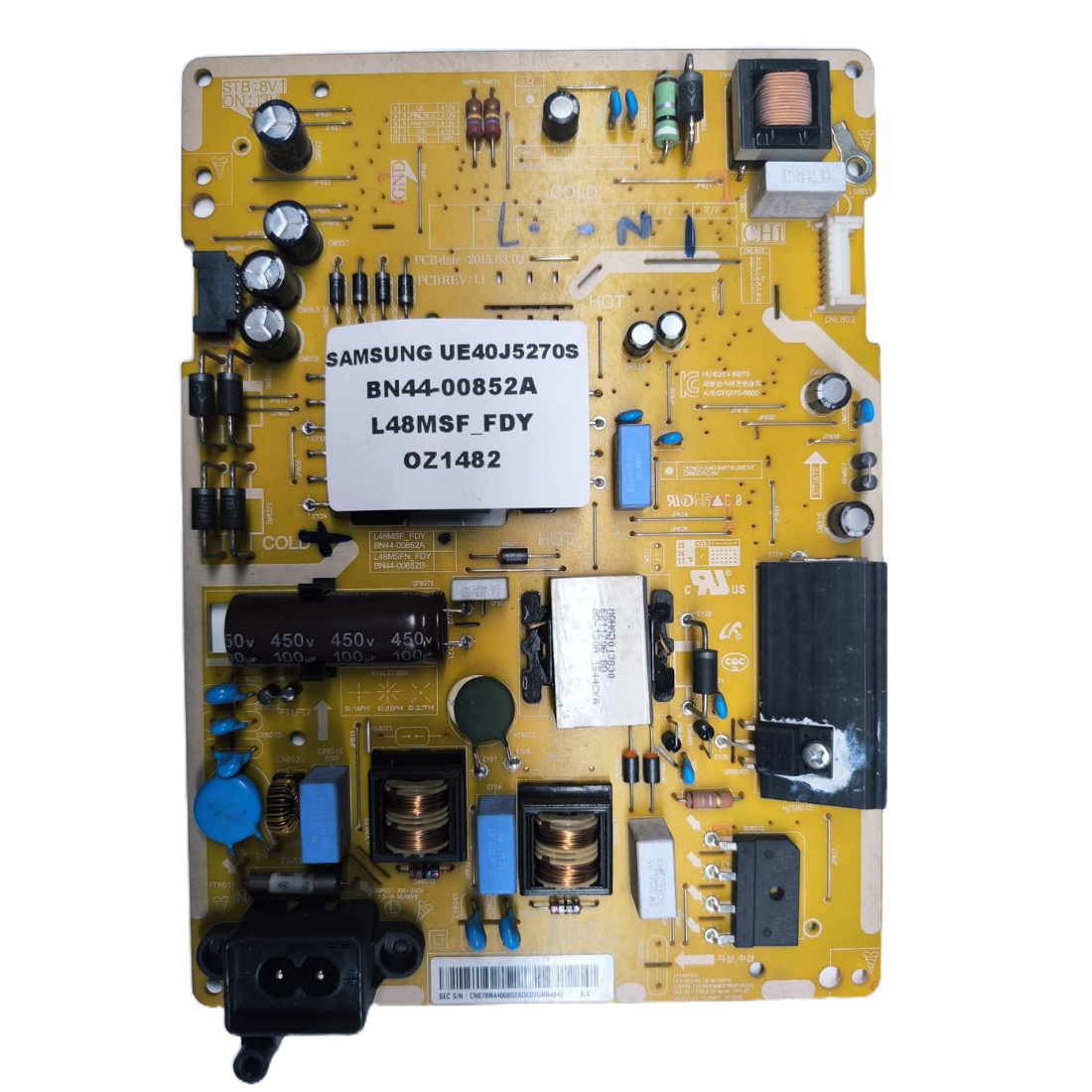  BN44-00852A , L48MSF_FDY , SAMSUNG UE40J5270S BESLEME KARTI 