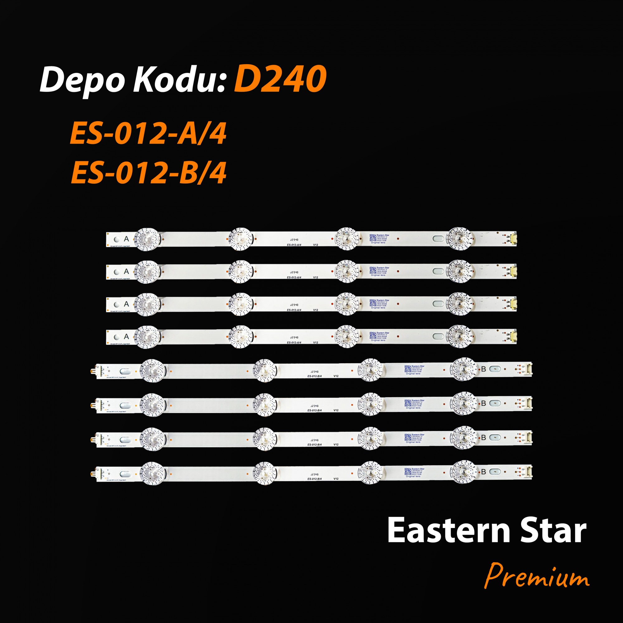 ES-012, LG, 42LB580V, 42LB580N, 42LB582V, 42LF580N, 42LF580V, 42LB620V, 42LB652V, 42LF650V, 42LY541H, ORİJİNAL LENS, BENEKLİ KAĞIT, TV LED BAR