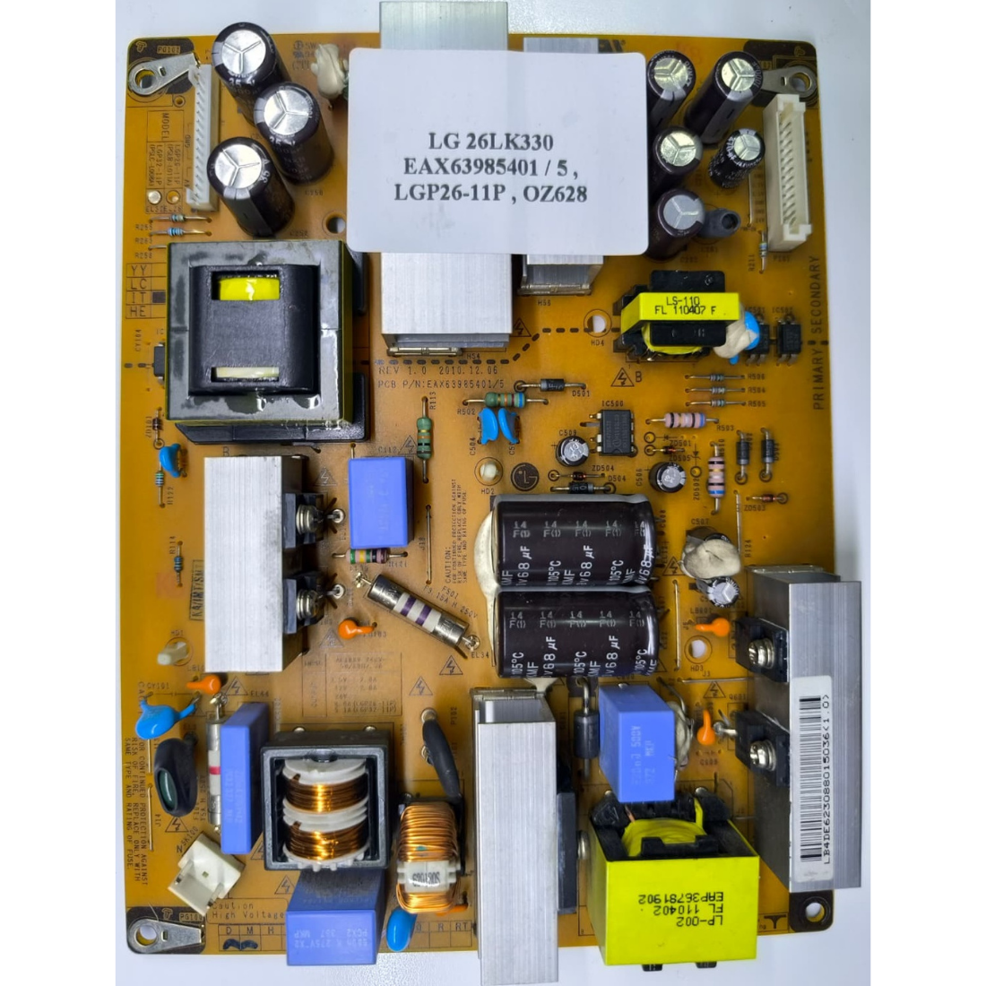 EAX639854015 , LGP26-11P , LG 26LK330 BESLEME