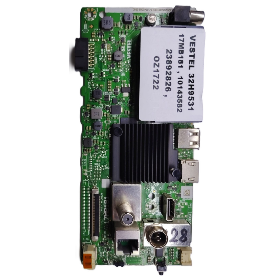 17MB181 , 10143582 , 23892826 , VESTEL 32H9531 MAİNBOARD  