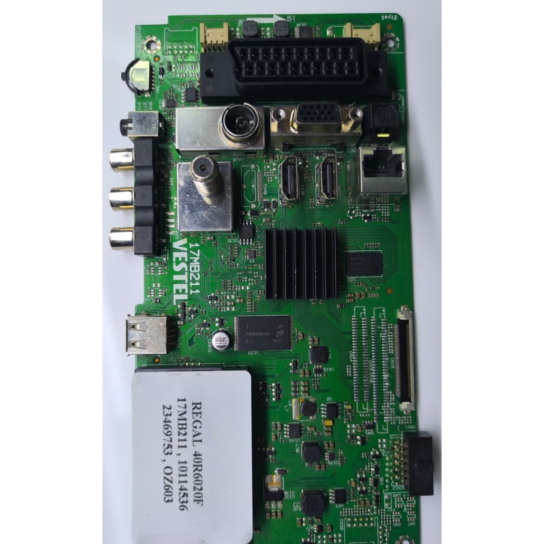 17MB211 , 10114536 , 23469753 , REGAL 40R6020F ANAKART