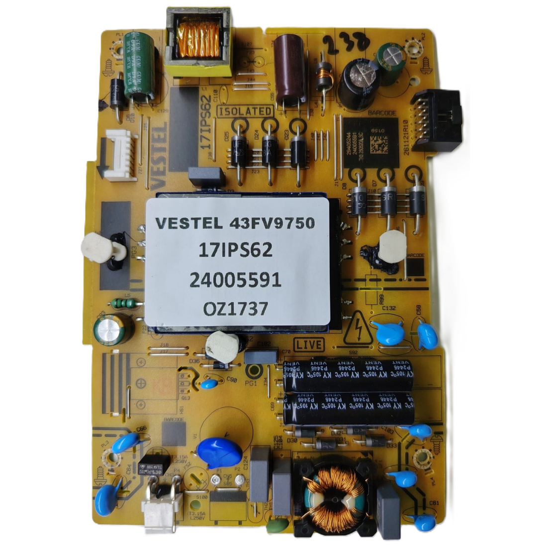 17IPS62 , 24005591 , VESTEL 43FV9750 BESLEME KARTI