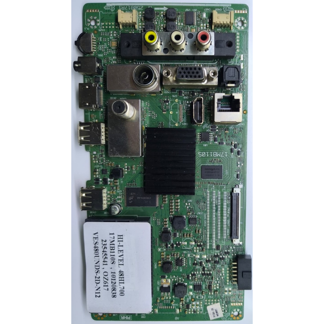17MB110S , 10120838 , 23545541 , VES480UNDS-2D-N12 , HI-LEVEL 48HL700 ANAKART