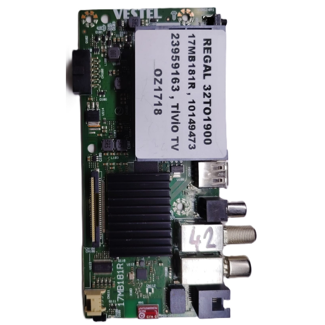 17MB181R , 10149473 , 23959163 , TİVİO TV , REGAL 32TO1900 MAİNBOARD 