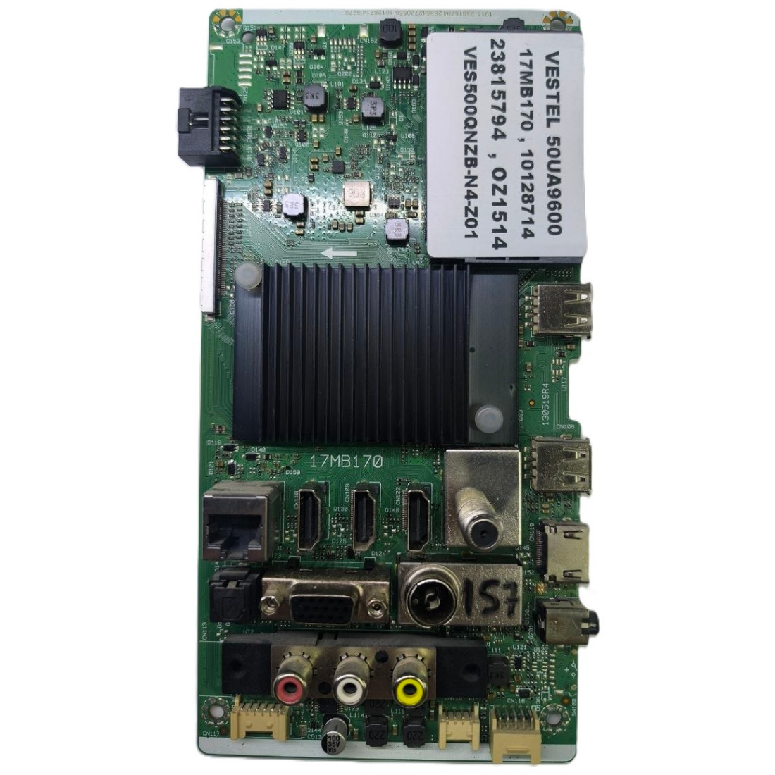  17MB170 , 10128714 , 23815794 , VES500QNZB-N4-Z01 , VESTEL 50UA9600 MAİNBOARD 