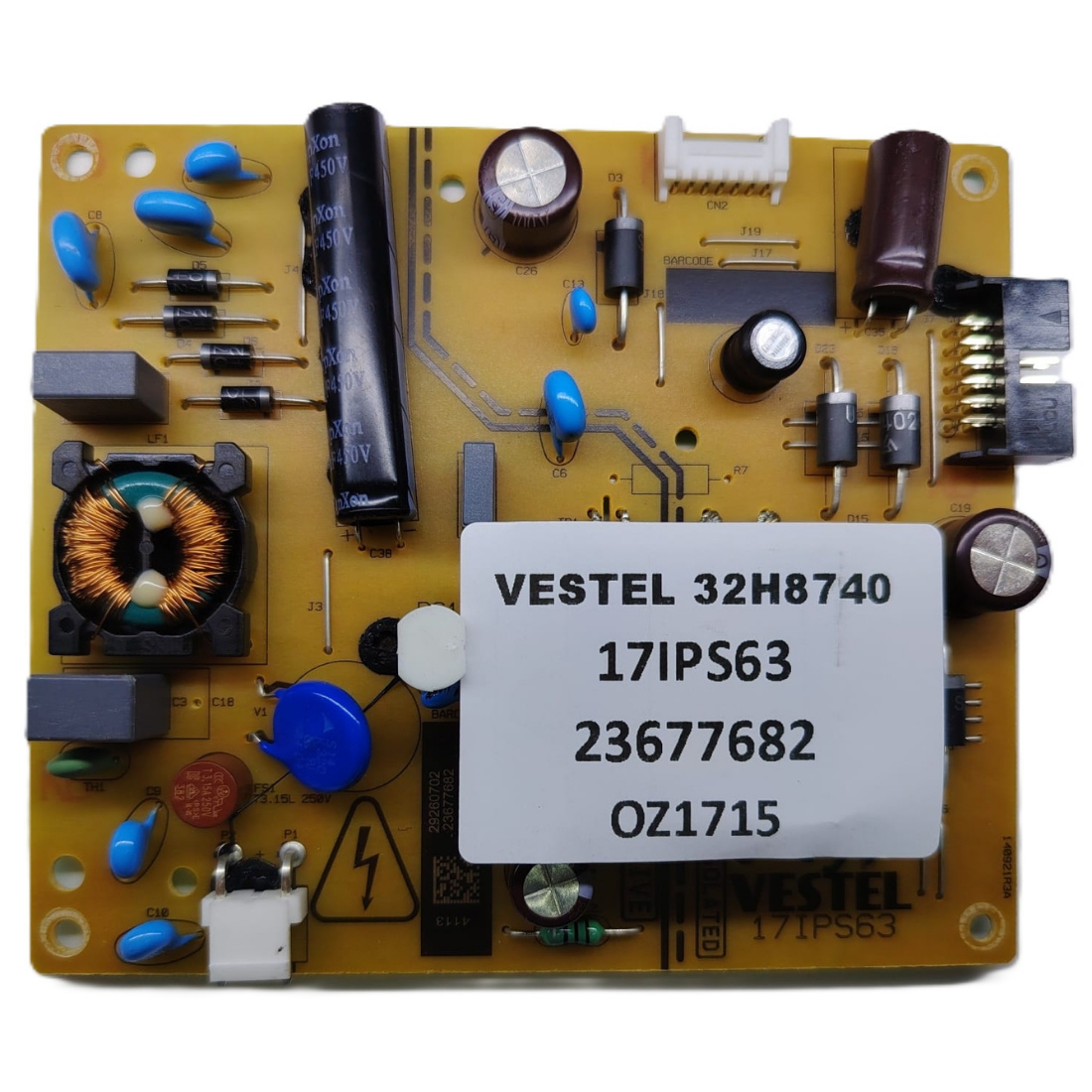 17IPS63 , 23677682 , VESTEL 32H8740 BESLEME KARTI       