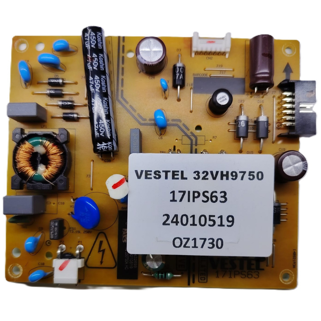 17IPS63 , 24010519 , VESTEL 32VH9750 BESLEME KARTI  