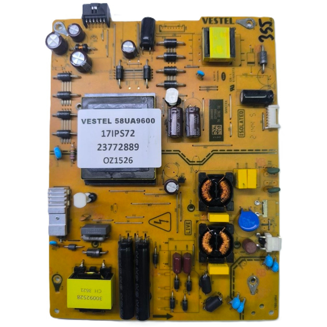  17IPS72 , 23772889 , VESTEL 58UA9600 BESLEME KARTI 